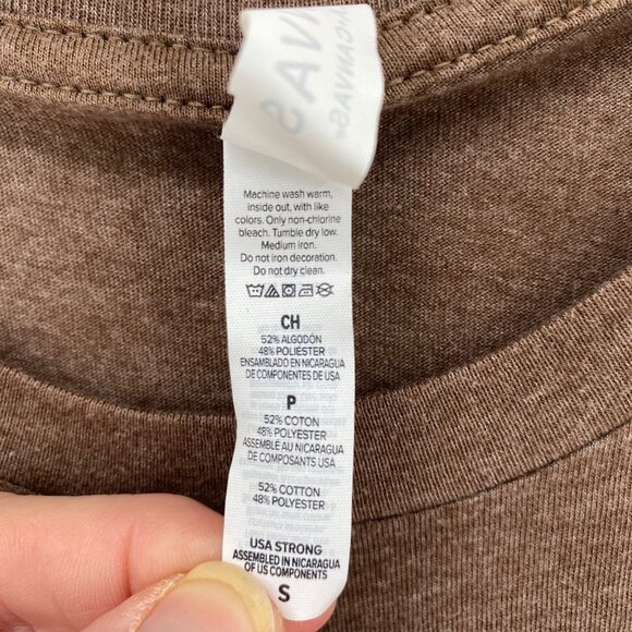 Bluebird Cafe Shirt Womens Small Brown Bella + Canvas Nashville Short Sleeve Tee - Picture 7 of 11